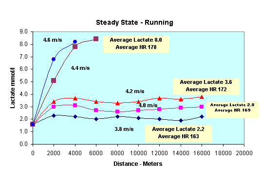 maximum lactate steady state curve