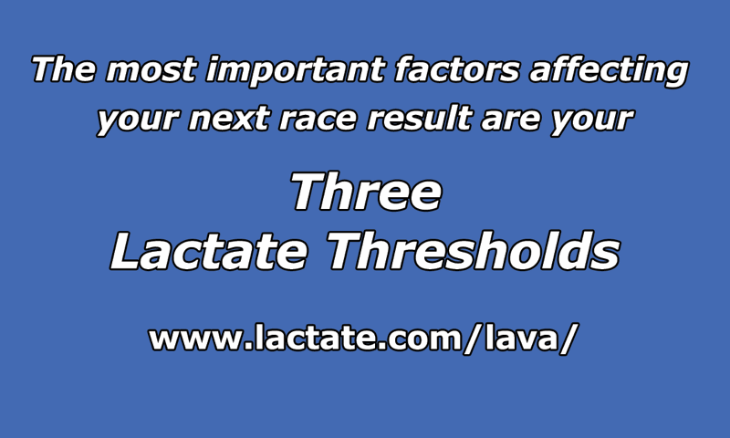 importance of lactate testing for the triathlon